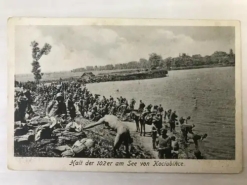 PK Halt der 102er am See von Kociubince