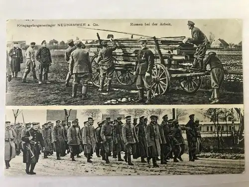 Feldpostkarte "Kriegsgefangener Neuhammer" 1915