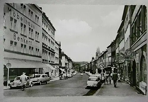 Alte Ansichtskarte Hof a.d. Saale- Ludwigstrasse