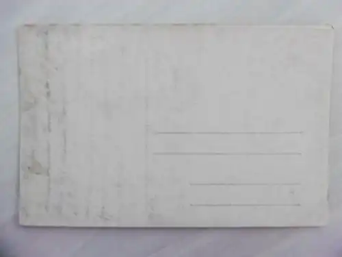 Alte Postkarte "Mann im Cabrio"