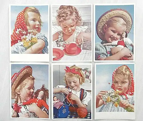 Set Fotopostkarten Kinder , ca.1940er Jahre