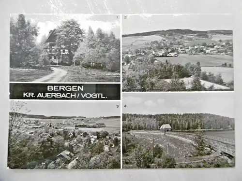 Alte Fotopostkarte "Bergen" (Kreis Auerbach/Vgtl.)