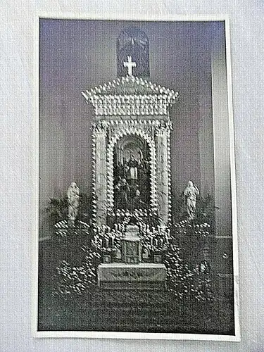 Alte Fotopostkarte "Altar"