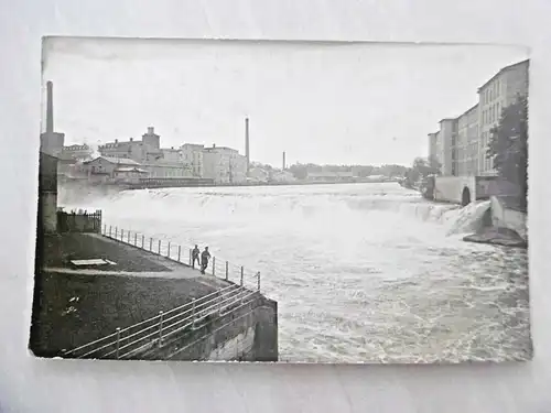 Alte Fotopostkarte "Wasserfall/ Reissender Fluss"