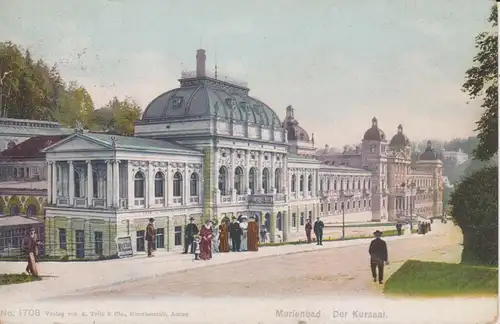 Ansichtskarte Marienbad / Mariánské Lázně Kursaal 1909