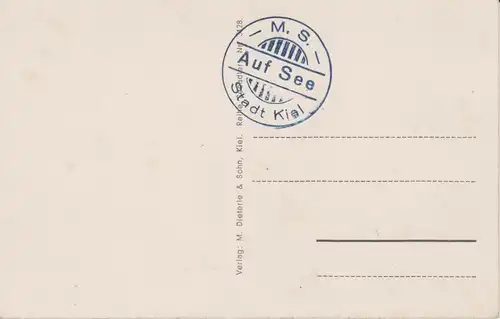 Ansichtskarte Kriegsschiff Kreuzer Leipzig Kriegsmarine WKII