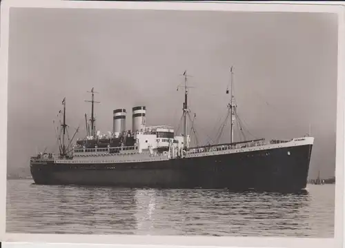 Ansichtskarte Passagierschiff Schnelldampfer Deutschland Hapag Foto ca. 1930