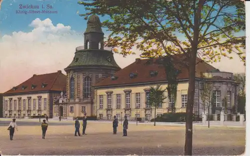 Ansichtskarte Zwickau König-Albert-Museum 1915