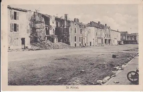 Ansichtskarte Saint Mihiel Frankreich Kriegszerstörung WK I / Feldpost 1917