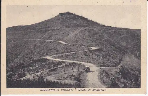 Ansichtskarte Nusenna Monteluco Straße Berg / Gaiole in Chianti