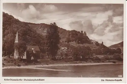 Ansichtskarte Trechtingshausen Klemenskapelle / Clemenskapelle Foto ca. 1930