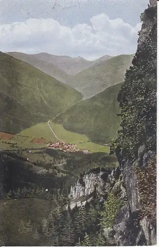 Ansichtskarte Bayrischzell vom Wendelsteinhaus Gesamtansicht Alpenlandschaft ca. 1920