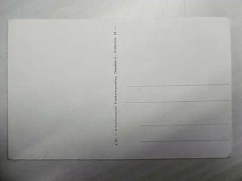 Alte Ansichtskarte Ottendorf bei Pirna - Gesamtansicht