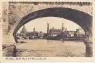 Ansichtskarte Dresden Blick durch Marienbrücke Panorama Foto 1939