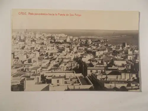 AK Spanien -Cadiz - gelaufen ca. 1951