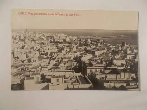 AK Spanien -Cadiz - gelaufen ca. 1951