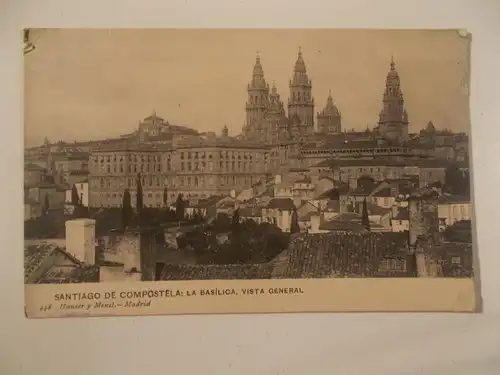 AK Spanien - Santiago de Compostela - gelaufen ca. 1951
