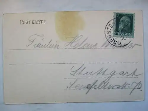 [Lithographie] Freibergsee b. Oberstdorf von Süd. 