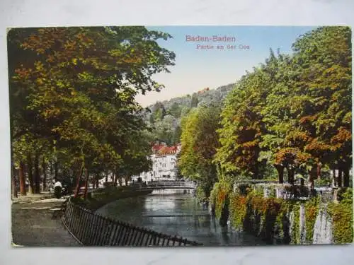 [Lithographie] Baden-Baden
Partie an der Oos. 