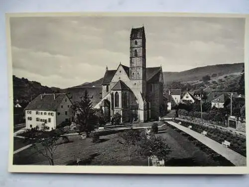 [Echtfotokarte schwarz/weiß] Luftkurort Alpirsbach (Schwarzwald)
Kloster und Kuranlagen. 