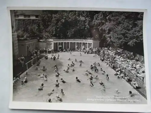 [Echtfotokarte schwarz/weiß] Bedenweiler (Schwarzwald)
Markgrafenbad (Offenes Thermal-Warmbad). 