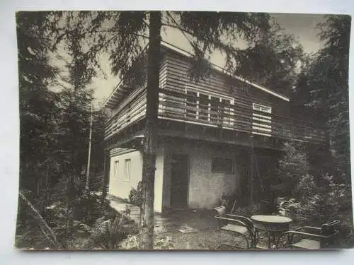 [Echtfotokarte schwarz/weiß] [Echtfotokarte schwarz/weiß] Landhaus Severain !Am Wald" Bad Liebenzell Tel 176. 