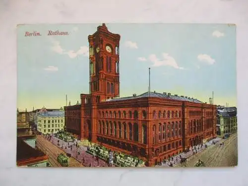 [Lithographie] Berlin Rathaus. 