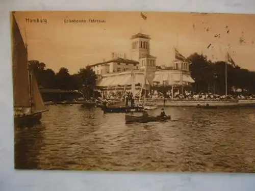 [Lithographie] Hamburg Uhlenhorster Fährhaus. 