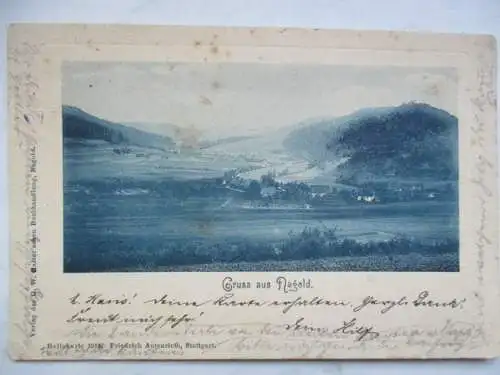 [Lithographie] Gruß aus Nagold. 