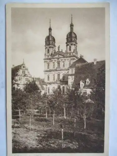 [Echtfotokarte schwarz/weiß] Schöntal, Klosterkirche. 