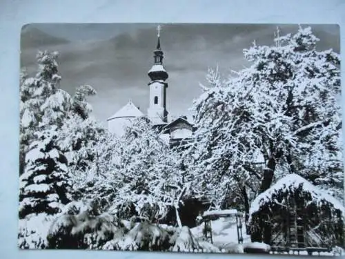 [Echtfotokarte schwarz/weiß] Starnberg am See. 