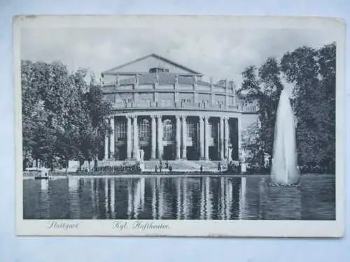 [Lithographie] Stuttgart Kgl. Hoftheater. 