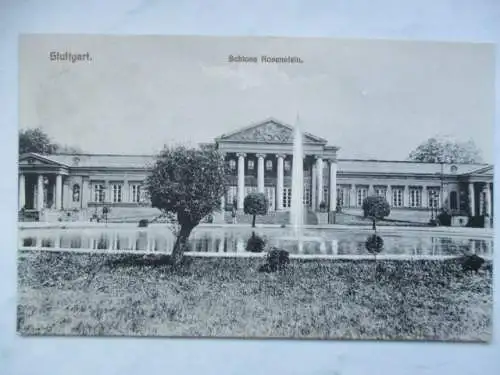 [Lithographie] Stuttgart Schloss Rosenstein. 