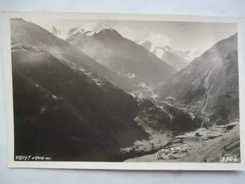 [Echtfotokarte schwarz/weiß] Vent 1900 m. 