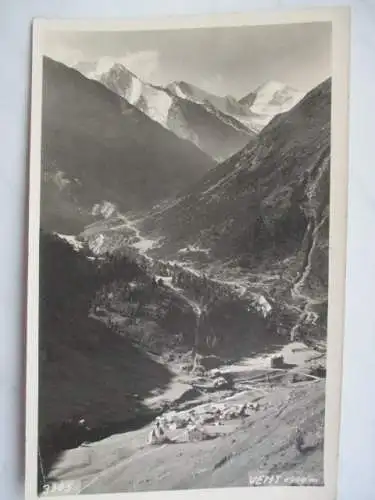 [Echtfotokarte schwarz/weiß] Vent 1900 m. 