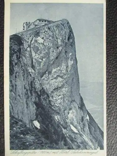 [Ansichtskarte] Schafbergspitze 1780 m mit Hotel Salzkammergut. 