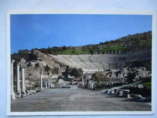 [Ansichtskarte] Harbor Road (Arkadiane) and overall
image from the ancient theater. 