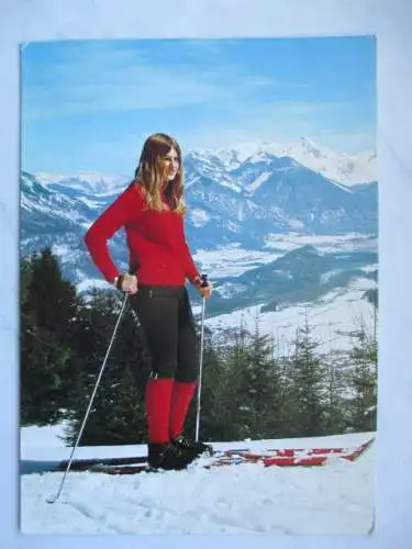 [Ansichtskarte] Im Chiemgau mit Geidelsteingruppe im Hintergrund. 