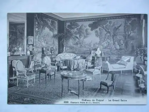 [Lithographie] Chateau de Coppet - Le Grand Salon. 