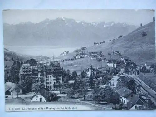 [Lithographie] Les Avants et les Montagnes de la Savoie. 