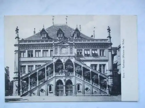 [Lithographie] Bern Rathaus (Maison de Ville). 