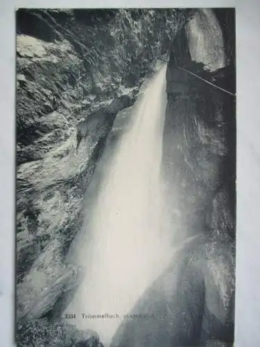 [Lithographie] Trümmelbach - Oberer Fall. 