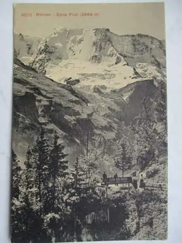 [Lithographie] Mürren-Ebne - Fluh (3964 m). 