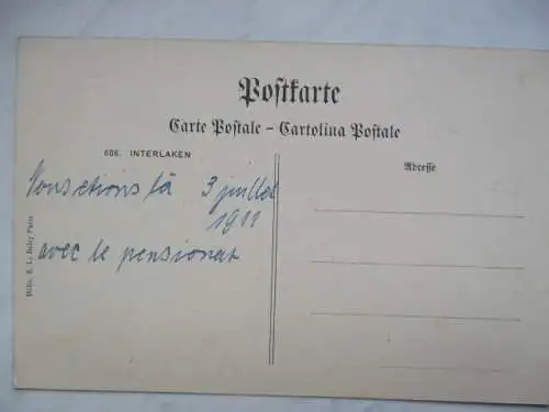 [Lithographie] Interlaken. 