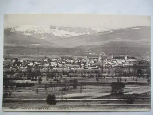 [Lithographie] Orbe et le Mont-d'Or. 