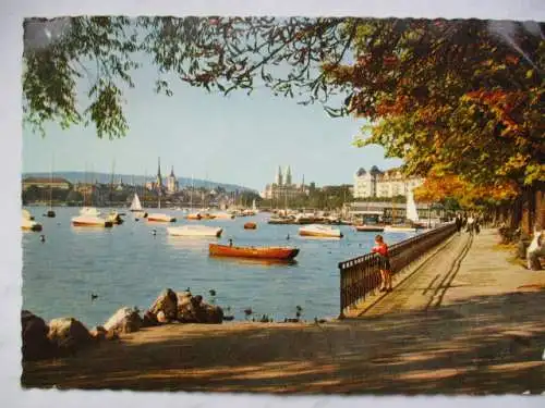 [Ansichtskarte] Zürich Uferquai. 