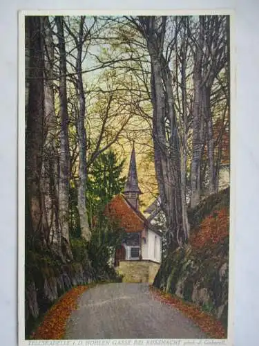 [Lithographie] Tellskapelle  i. d. hohlen Gasse b. Küssnacht. 