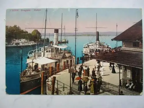 [Lithographie] Bregenz - Hafen. 