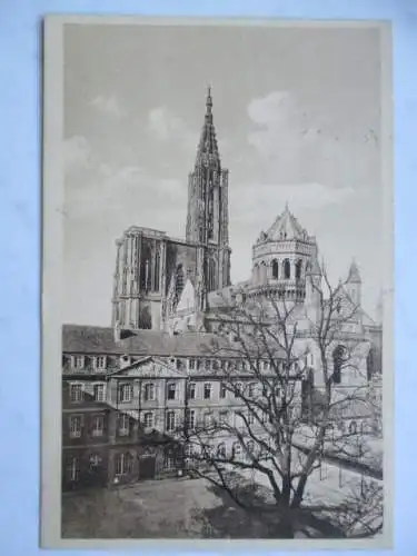 [Lithographie] Stassburg i. E.  Münster Ostseite
La Cathédrale. 