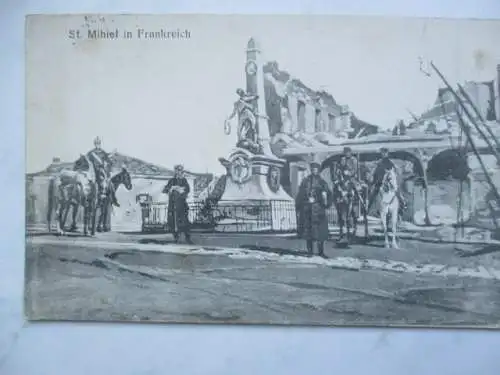 [Lithographie] St. Mihiel in Frankreich. 